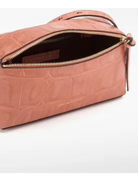 Bandolera de mujer mica mini efecto coco de piel - Adolfo Dominguez - FashionsVida