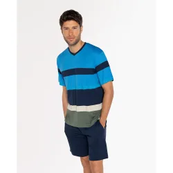 Pijama completo de hombre de punto