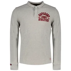 Polo A Maniche Lunghe Vintage Athletic Vintage Sweat Light Grey Marl S