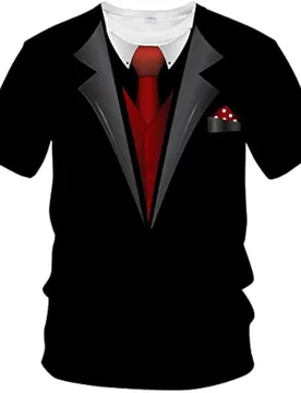 Tuxedo T Shirts for Men Tux Costume Suit and Tie Tee Shirt Gifts 3d print T-Shirt Graphic Male T-shirts Harajuku Tees - Aliexpress - FashionsVida