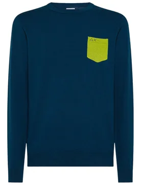 Maglia Uomo K45147/78 PETROLIO - Sun68 - FashionsVida