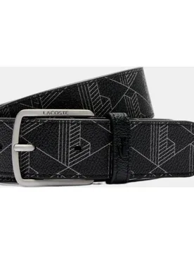 Cinturón de hombre con monograma en multicolor - Lacoste - FashionsVida