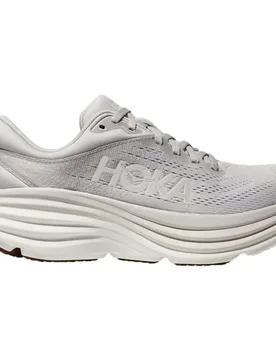 Bondi 8 Running Shoes Lunar Rock / Nimbus Cloud UK 10 Men - Hoka - FashionsVida