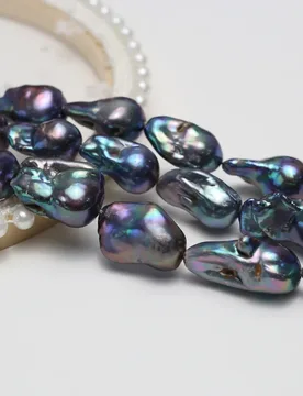 MmAAAAA Natural Freshwater Pearl Blue-Purple Baroque Bead Jewelry Make DIY Necklace Bracelet Accessories Wedding Gift Women - Aliexpress - FashionsVida