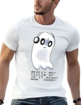 Napstablook T-Shirt Louboutins oversized plus size men clothing - Aliexpress - FashionsVida