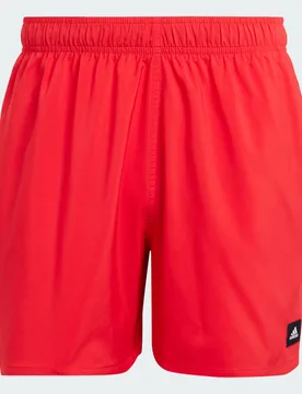 Short da nuoto Solid CLX Short-Length XS Pure Ruby / Black - Adidas - FashionsVida