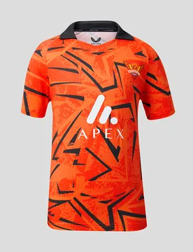 Juniors Sunrisers Leeds The Hundred Short Sleeve Stretch Round Neck Jersey 2026 JXS Unisex - Castore - FashionsVida