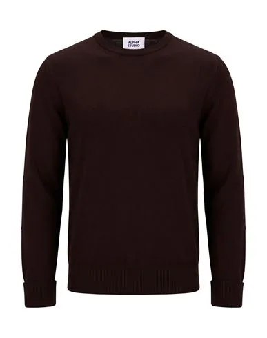 Pullover Herren Dunkelbraun 46,48,50,52,54,58 Herren - ALPHA - FashionsVida