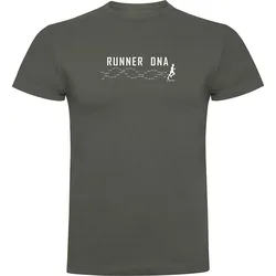 Maglietta A Maniche Corte Runner Dna Dark Army Green L