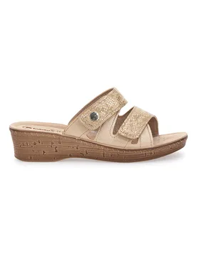 Ciabatte Sabbia Con Zeppa e Strappo in Velcro 2678 41 - Inblu - FashionsVida