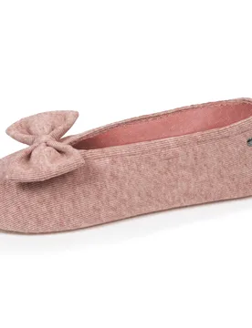 Chaussons ballerines Rose chiné rose chiné 39/40 - Isotoner - FashionsVida