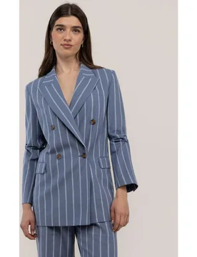 Blazer de rayas de mujer diana - El Ganso - FashionsVida