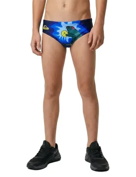 Wp Foca Swimming Brief Royal / Grey 7-8 Years Boys - TURBO - FashionsVida