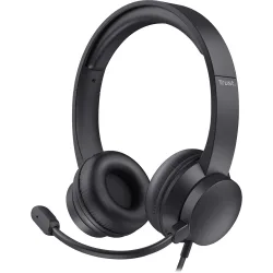 Auriculares de diadema PC USB AYDA 25088 con micrófono