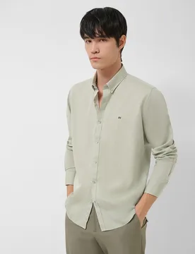 Camisa sport de hombre regular fit Oxford - Roberto Verino - FashionsVida