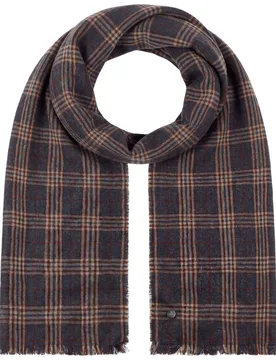 Dancosta Wool Scarf by - navy - Female - Size: One Size - Lierys - FashionsVida
