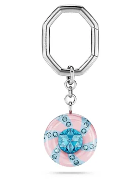 Portachiavi, Taglio Round, Multicolore, Placcato rodio OS - Swarovski - FashionsVida