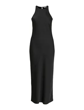Robe Longue Sans Manches Ravenna Black 40 - Vila - FashionsVida