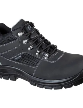 Mens Trophus Letic Memory Foam Leather Safety Boots - Black - Size Uk 7 - Skechers - FashionsVida