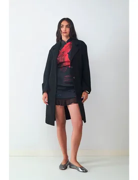 Cappotto 30000035 Black / Black L - Balmohk - FashionsVida