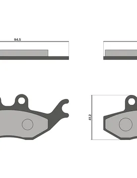 Pastiglie Freno Posteriore Piaggio Beverly Hpe 400 Ie 4t Lc Euro 5 2021+ - Malossi - FashionsVida