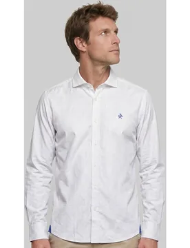 Camisa lino de hombre corte classic lisa - Valecuatro - FashionsVida