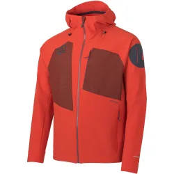 Denim hard chaqueta softshell hombre Naranja (S)