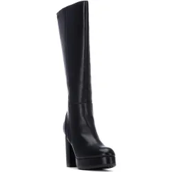 Bota de mujer con tacón alto y cremallera