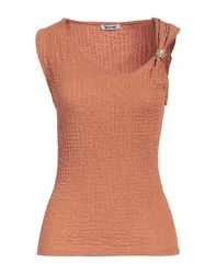 Top Mujer Camel L,M Mujer