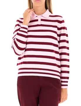 Polo maniche lunghe BORDEAUX M - Sun68 - FashionsVida
