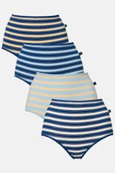 Women's Pack of Four "On the Pier" Full Briefs Size: 10 - Multicolor - Size: 10