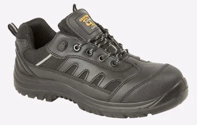 Cullman Leather Safety Shoe Mens - Black - Size Uk 9