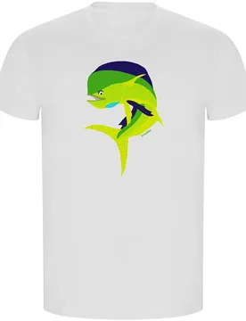 Jumping Dorado Eco Short Sleeve T-shirt White S Men - Kruskis - FashionsVida