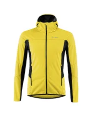 Löffler Giacca da sci di fondo da uomo North AB Light Hoodie giallo 56
