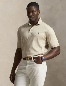 Polo de hombre de algodón con logo tallas grandes - Polo Ralph Lauren - FashionsVida