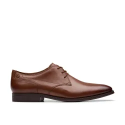Men's Paulton Lace Tan Derby Shoes, Lace Up in Brown Size: 6.5-Standard Fit - Brown - Size: 6.5-Standard Fit