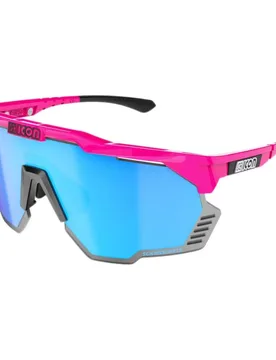 Occhiali Da Sole Aeroshade Kunken Pink Fluo - SCICON - FashionsVida