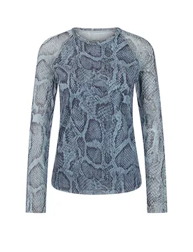 Maglia a maniche lunghe blu 36 - Marc cain - FashionsVida