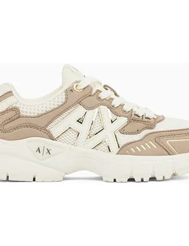 Zapatillas de mujer estilo noventero con logo lateral - Armani Exchange - FashionsVida