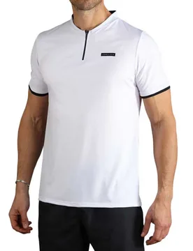 Bravery Short Sleeve Polo White M - Endless - FashionsVida