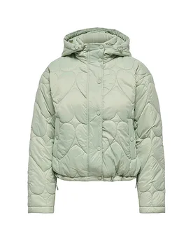 Chaqueta acolchada ligera ONLTAHIA gris claro L - Only - FashionsVida