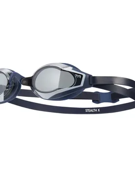 Stealth-x Performance Swimming Goggles Smoke / Navy / Navy One Size Men,Women - TYR - FashionsVida