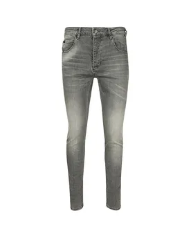 Jeans Straight Slim Fit Rey grau 36/L32 Herren - Gabba - FashionsVida