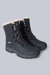 Blizzard Womens Waterproof Snow Boots - Dark Blue - Dark Blue - Size: 5