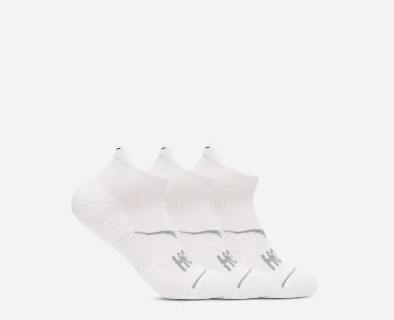 No-Show Run Sock 3-Pack in White, Size Medium - HOKA - FashionsVida