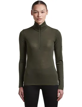 T-shirt à Manches Longues Avec Demi-zip 175 Everyday Dk Loden XS - Icebreaker - FashionsVida