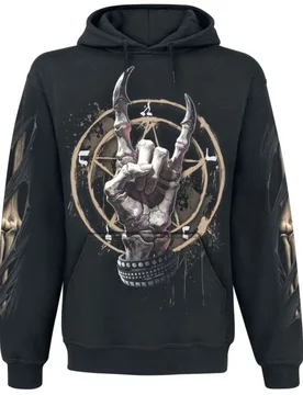 Kapuzenpullover - Pure Metal - S bis 4XL - für Männer - Größe M - schwarz - Männer - male - Spiral - FashionsVida