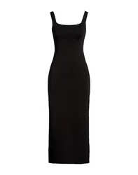Midi-Kleid Damen Schwarz M,XS Damen