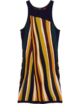 Desigual - Vestido rayas punto - Desigual - FashionsVida