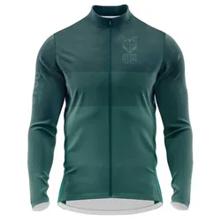 Maglia A Maniche Lunghe Winter Cycling Green Forest